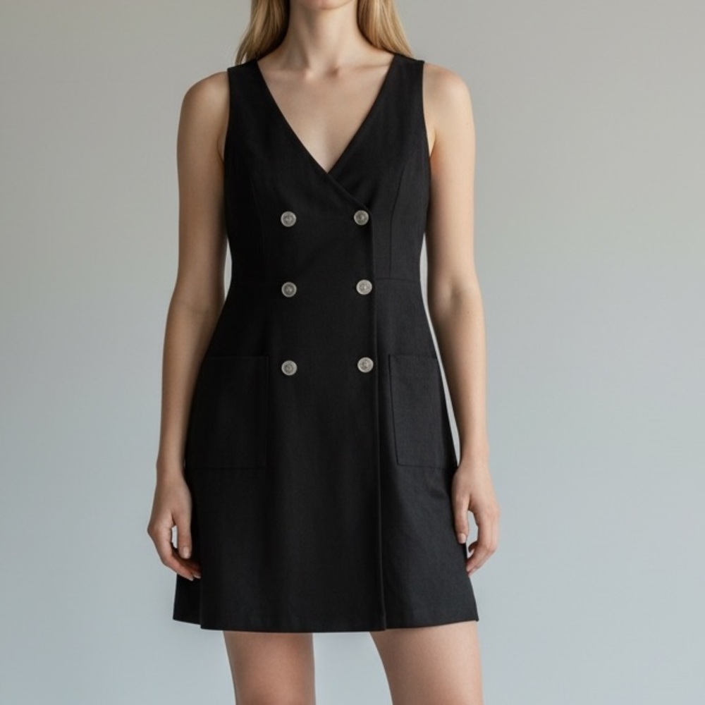 Elegant Black Sleeveless Dress